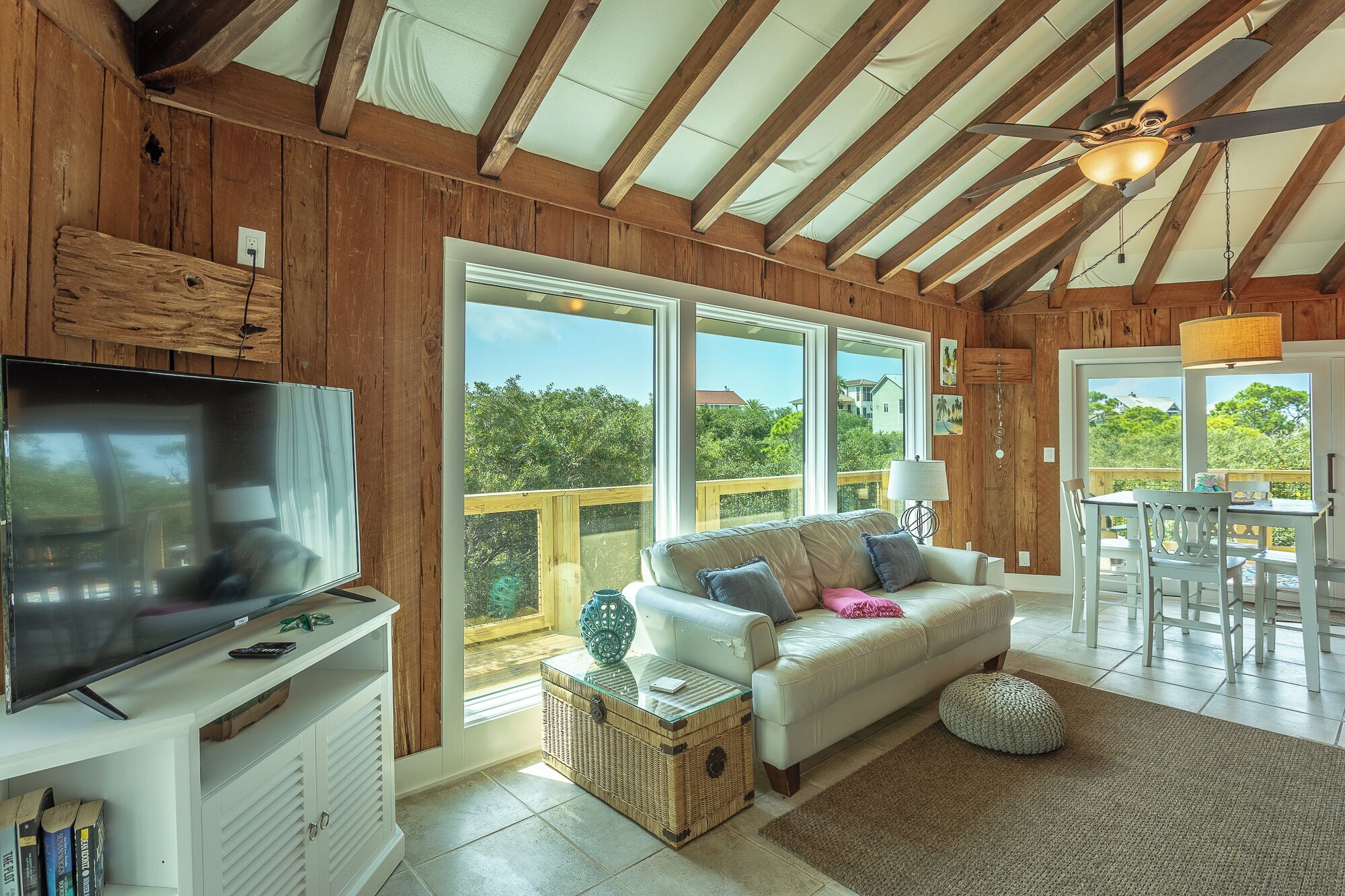 Gulf Views.  Steps to beach and pool.  Pets ok.  Beautiful, lush property.