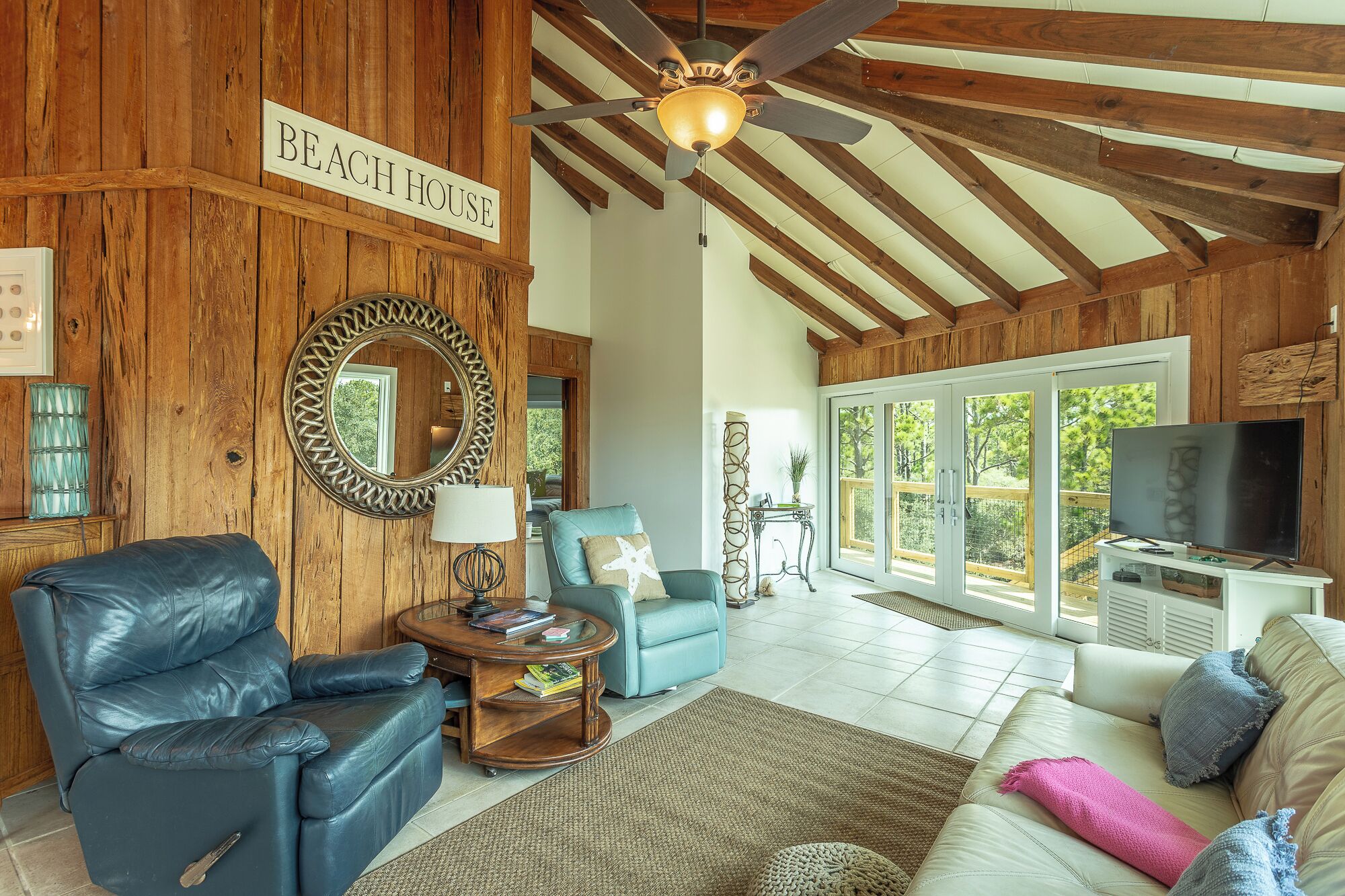 Gulf Views.  Steps to beach and pool.  Pets ok.  Beautiful, lush property.