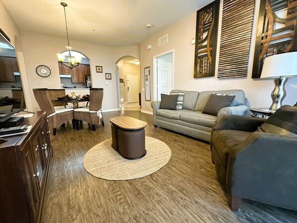 Smart TV, video games, books, video library