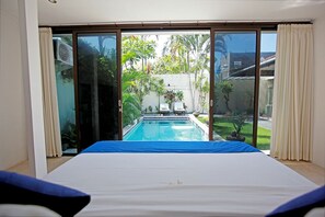 View from property - 2 Bedroom Pool Villa in Central Seminyak, Mins Walk to Shops, Restaurants, Beach (Seminyak)