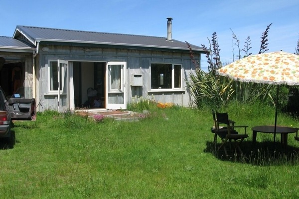 Sheltered front garden