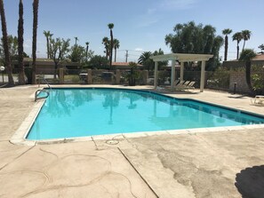 Una piscina riscaldata