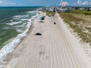 On the beach