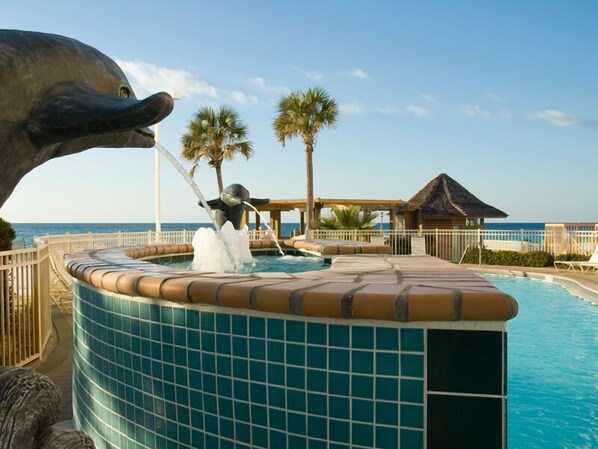 Indoor pool, outdoor pool
