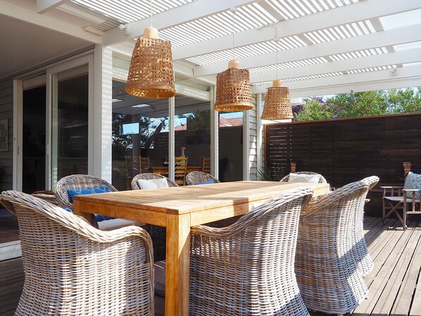 Outdoor dining
