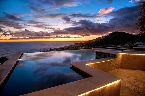 Spectacular 11-Bedroom Luxury Villa with White-Water Ocean Views, Fully Staffed