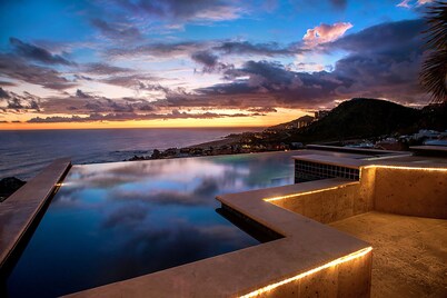 Spectacular 11-Bedroom Luxury Villa with White-Water Ocean Views, Fully Staffed