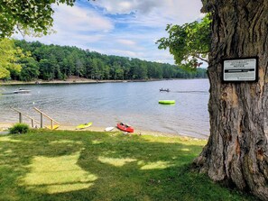 On the beach, sun loungers, beach towels - Direct Waterfront! 230ft of frontage. 6BRs, 2BAs and beautiful views! (Hadley)