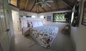 2 bedrooms, desk, iron/ironing board, travel crib - Waterfront on White Sound, Private Dock, Beach, Swimming Pool, Solar/Batteries (Green Turtle Cay)