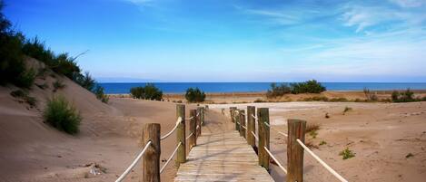 Una spiaggia nelle vicinanze