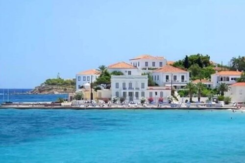 TRADITIONAL OLD MANSION IN THE ISLAND OF SPETSES, WITH SEA VIEW.