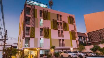 Front of property – evening/night