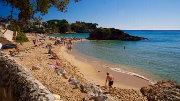 Vlak bij het strand, strandlakens