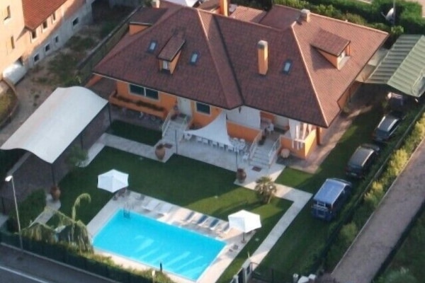View of Villa Orange from above
