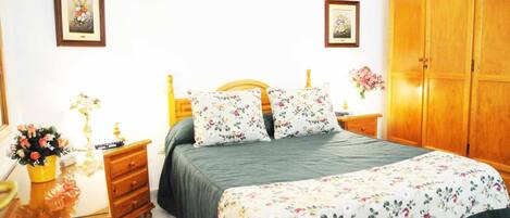 2 bedrooms, iron/ironing board, travel crib, WiFi