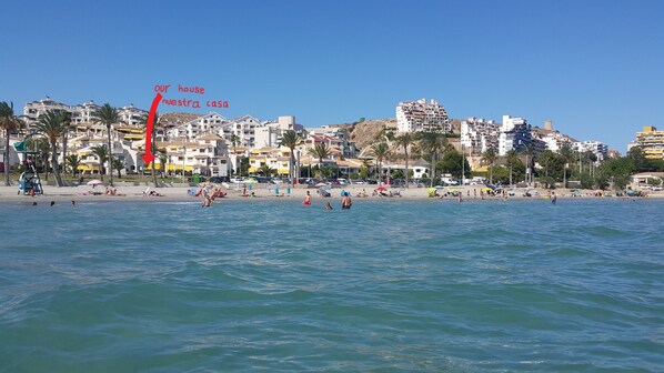 On the beach