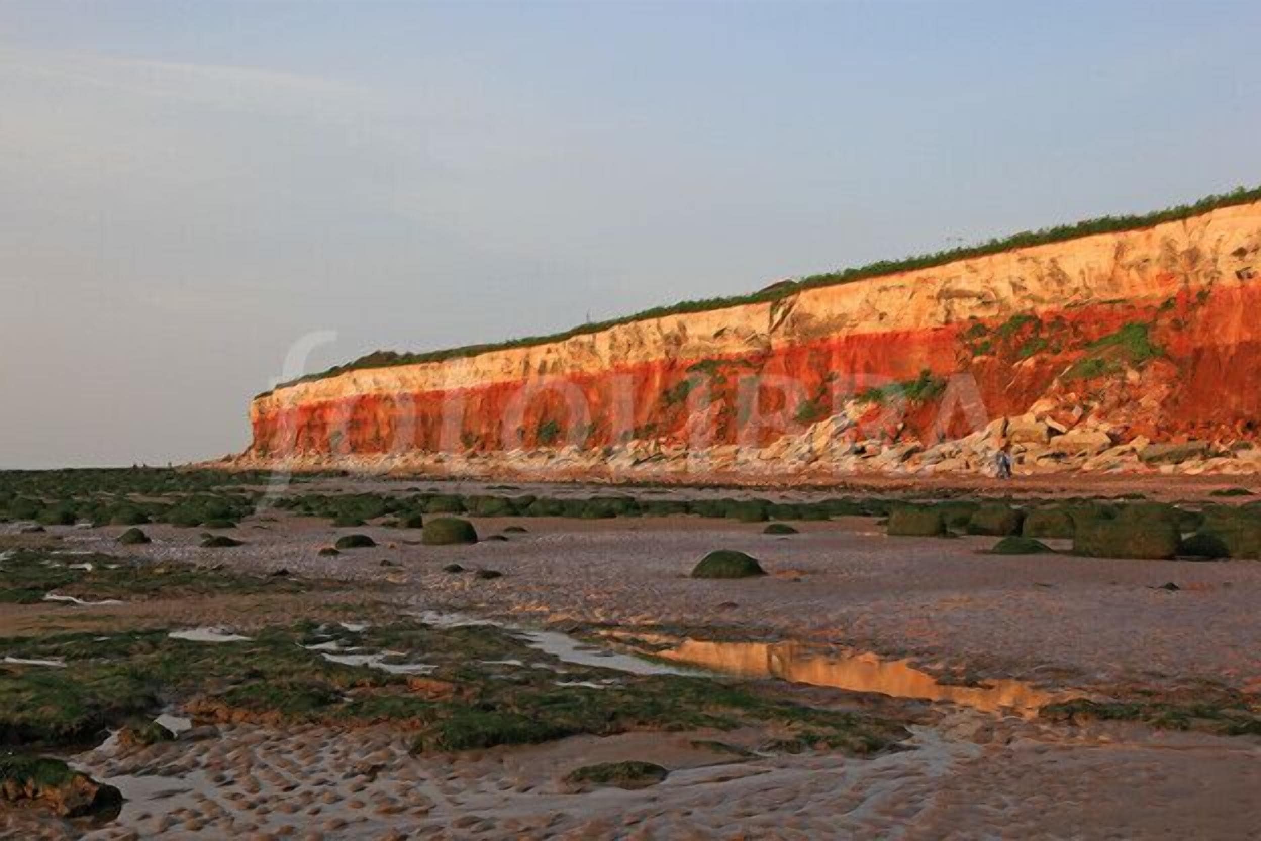 Hunstanton beach cliffs