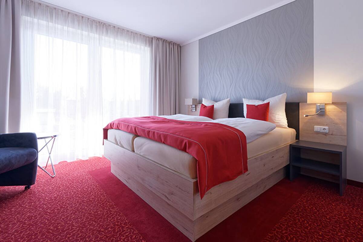 Habitación doble Confort, Terraza, en edificio contiguo (Neugebäude) | Escritorio, insonorización, camas extra y wifi gratis 