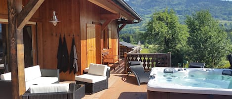 Idromassaggio all'aperto