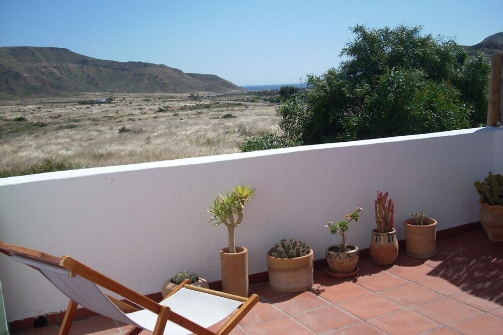 House in Rodalquilar Valley with terrace and sea views