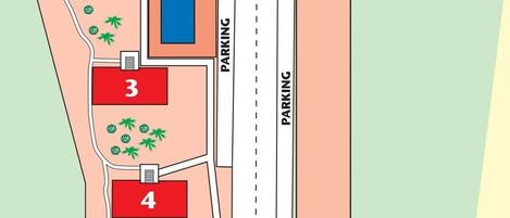 Kaart van accommodatie