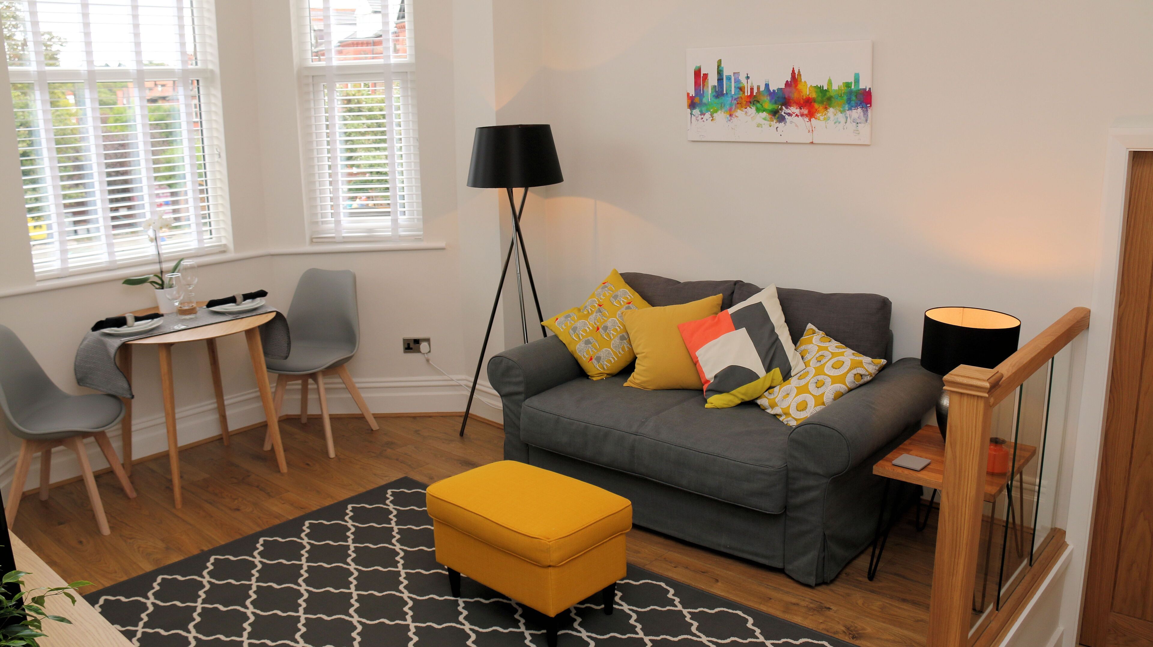 TV, DVD player, books