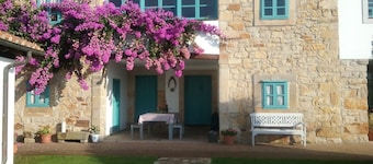 Traditioneel huis aan de Asturische kust.