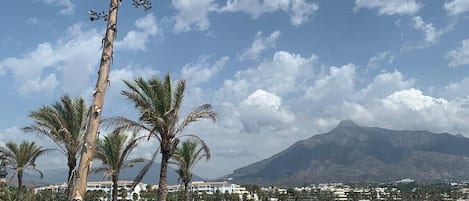 En la playa