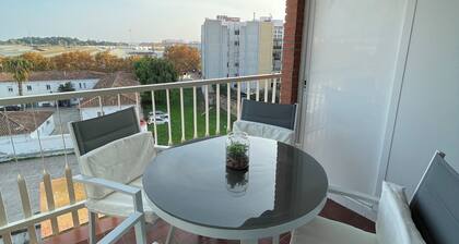 Central apartment with parking