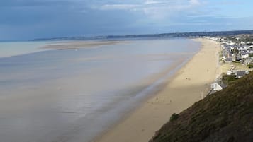 Vlak bij het strand