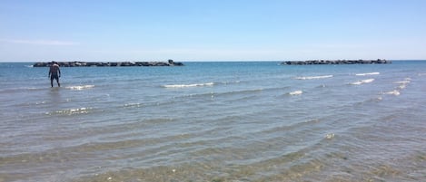 Una spiaggia nelle vicinanze