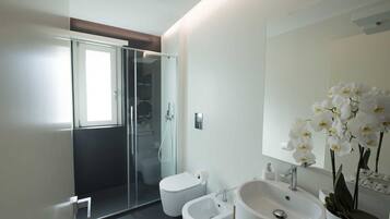 Douche, sèche-cheveux, bidet