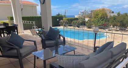 Large detached family Villa with private pool and beautiful gardens, full a/c.