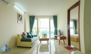 Standard Apartment, 2 Bedrooms, Bay View | Desk, soundproofing, free WiFi, bed sheets - MHG Home Luxury Apartment (Ha Long)