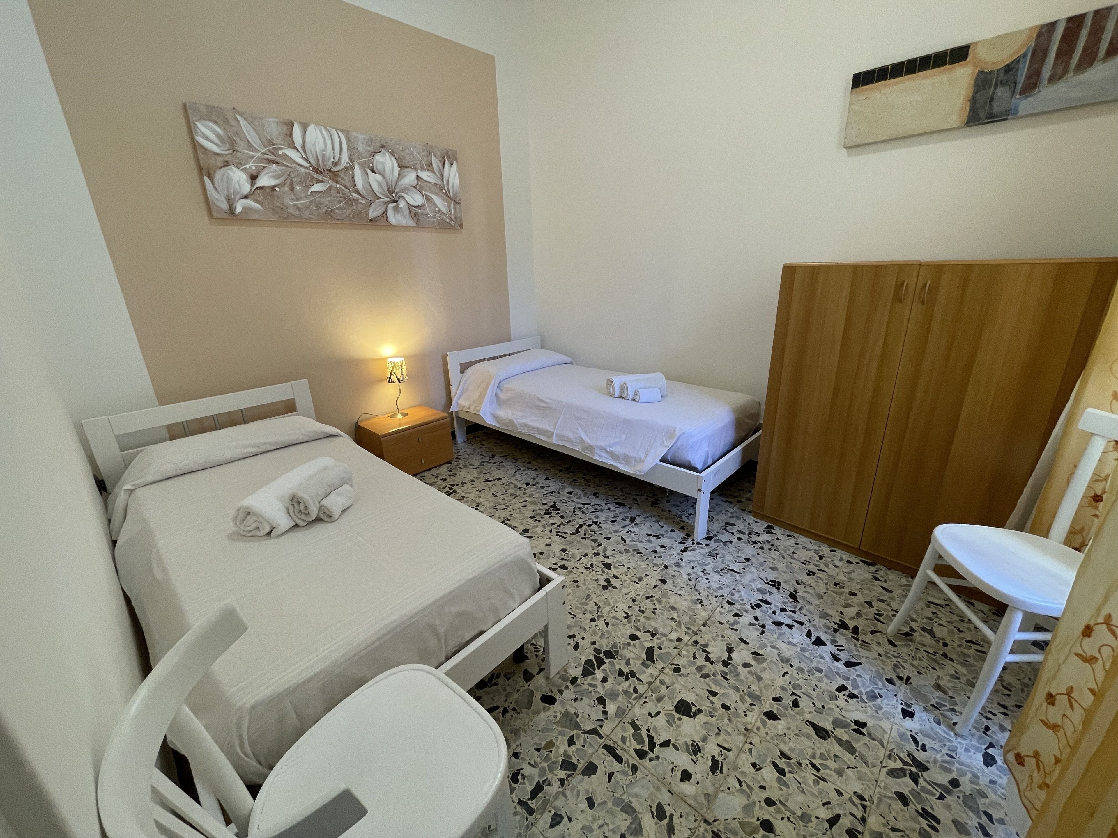 Flowered Domus with balcony.