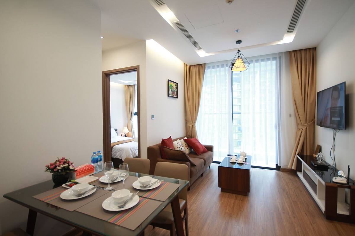 Apartment, 1 Schlafzimmer | Essbereich im Zimmer