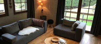 The fagnes, the woods, the lake and the circuit available!  Chalet "Le Voyageur"