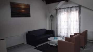 TV, DVD player, stereo