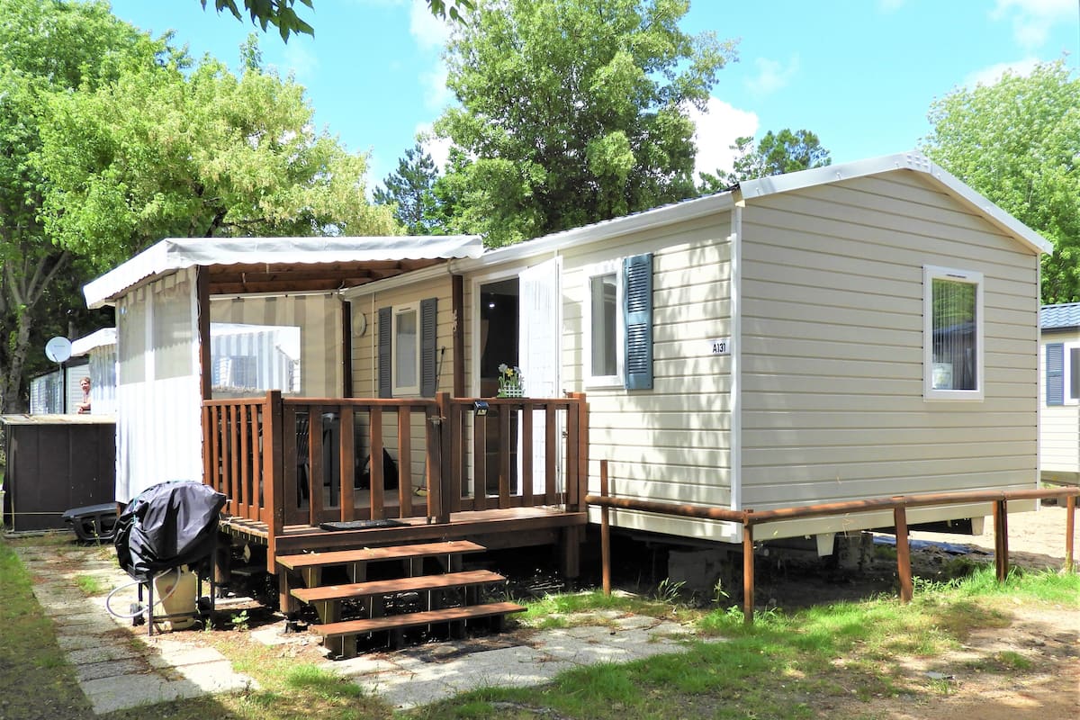 Family Mobile Home, Multiple Beds, Non Smoking (131) | Terrace/patio