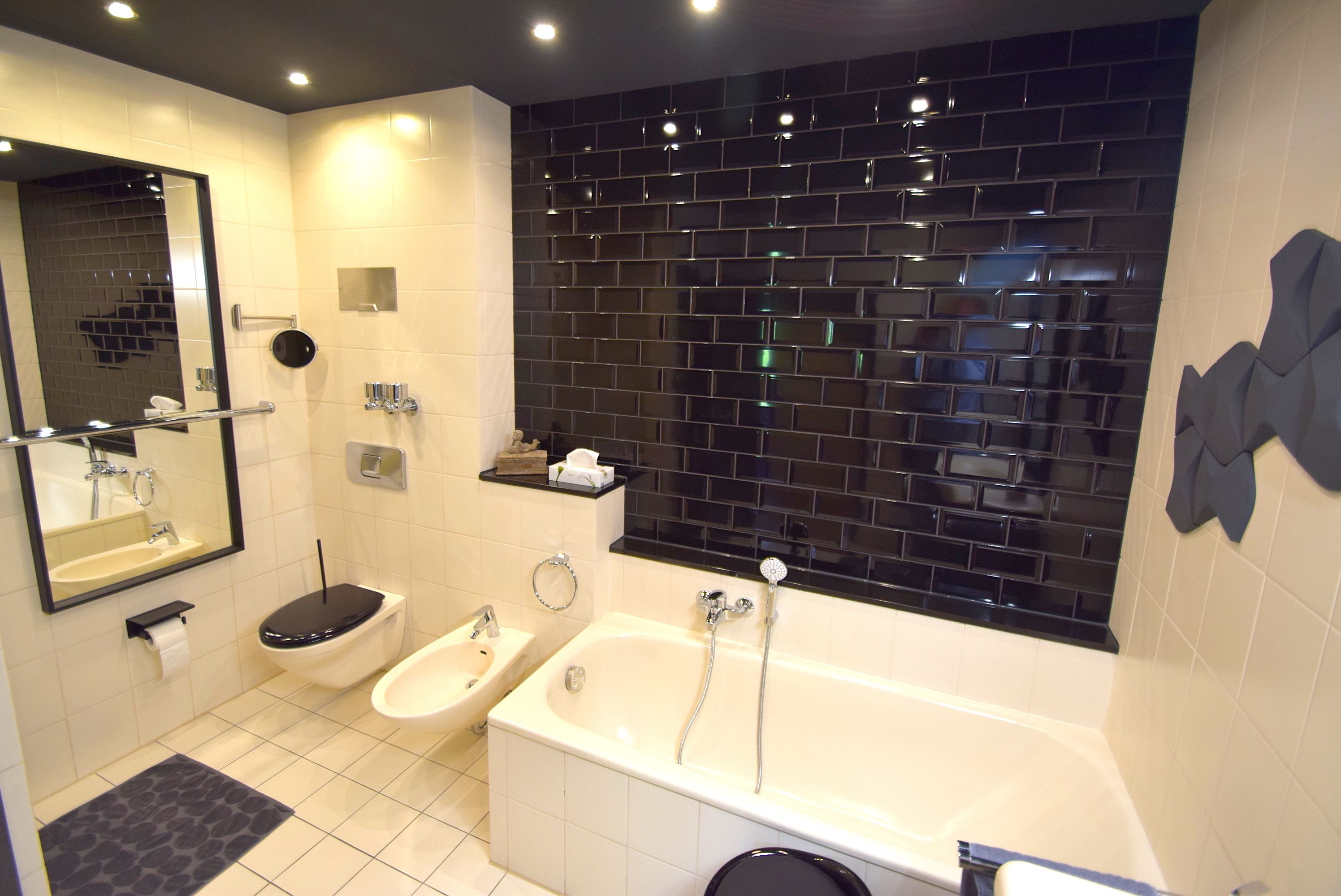 Luxury-Apartment, 2 Schlafzimmer, Nichtraucher, Balkon | Badezimmer