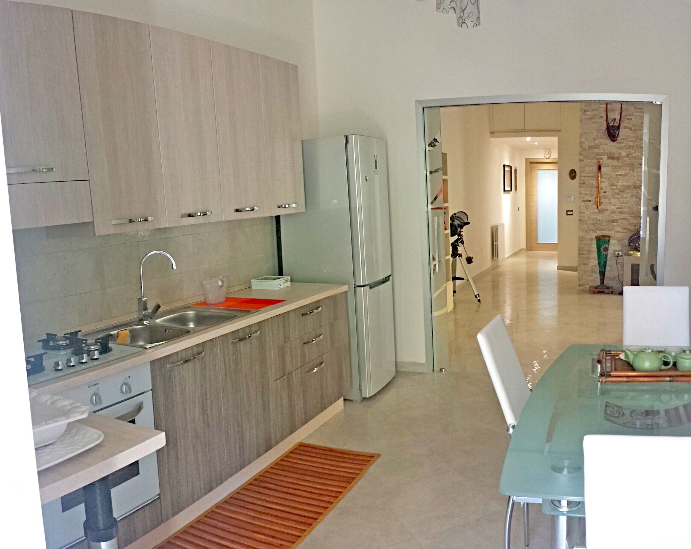 Apartment in a residential district, just steps from the sea