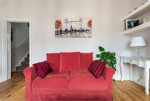 Smart-TV og peis