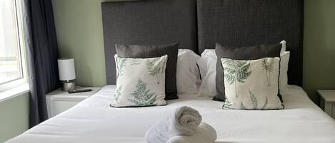 5 bedrooms, desk, iron/ironing board, travel cot