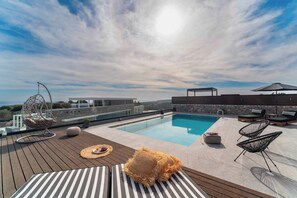 Deluxe-Villa, Meerblick | Terrasse/Patio