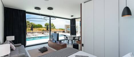 3 habitaciones, ropa de cama de alta calidad y cubrecamas