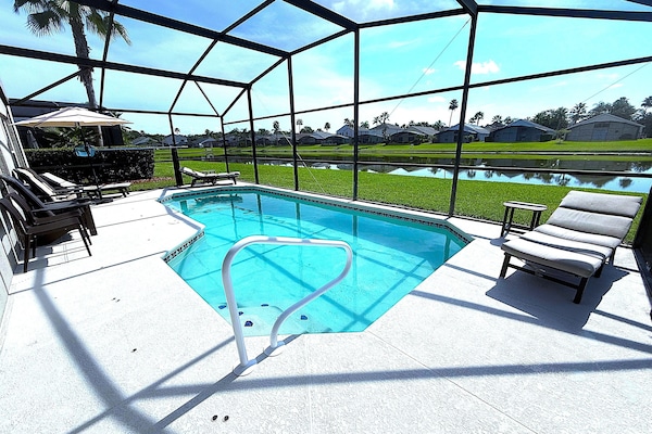 Great view! Fish from the lake --fishing tackle available in villa for guests