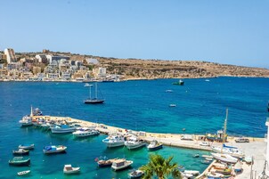 Comfort Penthouse, 1 Bedroom, Sea View | Terrace/patio