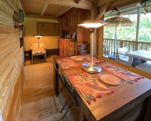 Hytte | Oppholdsområde | Peis