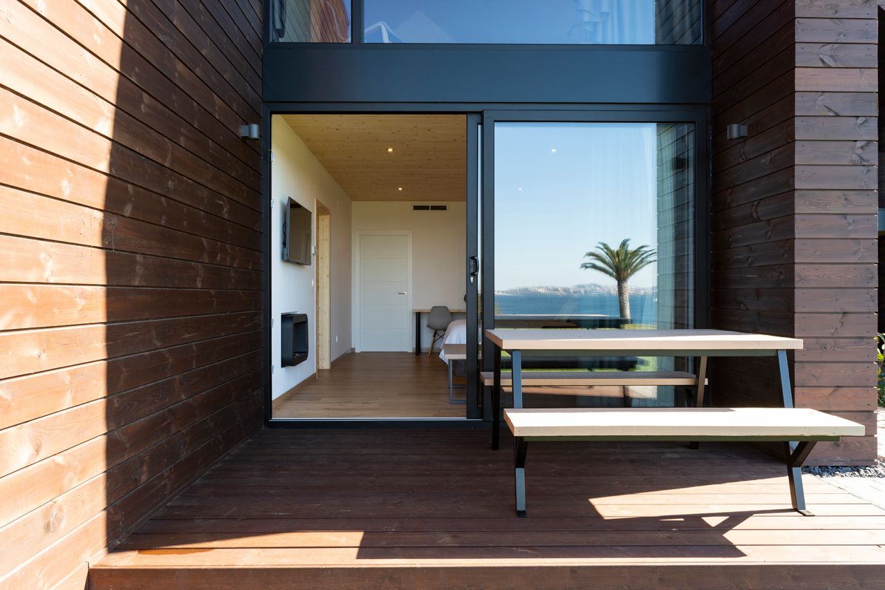 Suite familiar, vistas al mar (Cabaña Penatouro) | Terraza o patio