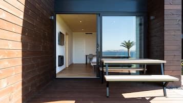 Suite familiar, vista al mar (Cabaña Penatouro) | Terraza o patio